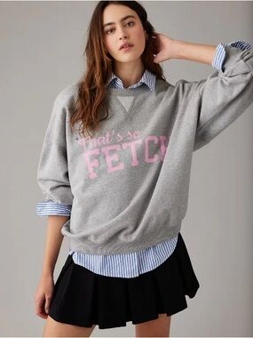 American eagle oversized That's so FETCH crew neck